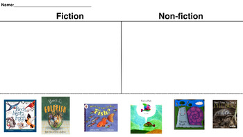 Preview of Fiction or Non-fiction Book Sort