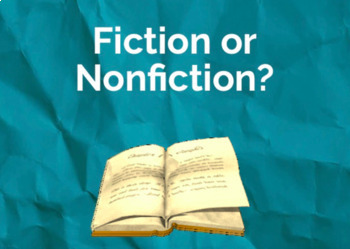 Preview of Fiction or Nonfiction?  Boom Cards