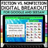 Fiction vs. Nonfiction DIGITAL BREAKOUT