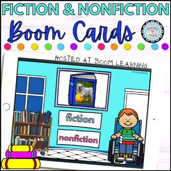 Preview of Fiction or Nonfiction: Reading Boom Cards | Digital Resources