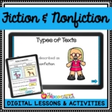 Fiction vs Nonfiction Activities and Lesson Plans Unit on 