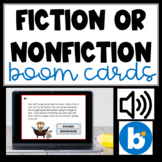 Fiction vs. Nonfiction Boom Cards