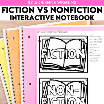 Preview of Fiction vs. Nonfiction Interactive Notebook (Google Classroom & PDF)