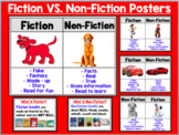 Fiction vs. Nonfiction Poster Set (10 Different Posters + 