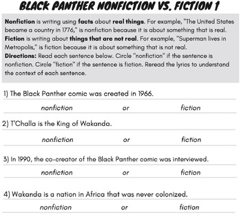 fiction and nonfiction worksheets 5th grade