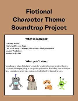 Preview of Fictional Character Theme Soundtrap Project
