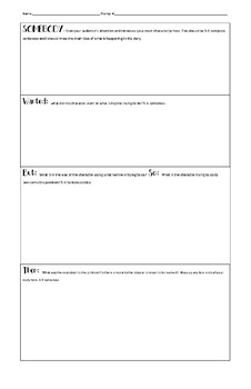 Fictional Narrative Graphic Organizer By Elementary Folktales Tpt