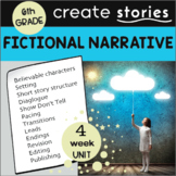 Fictional Narrative Story Writing Unit: 4 Weeks  (Grade 6 CCSS)