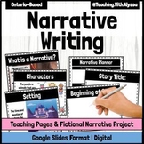 Fictional Narrative Writing Activity | Fictional Story Wri