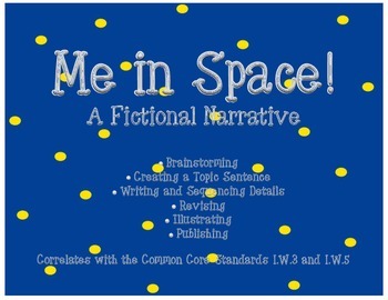 Preview of Fictional Narrative Writing- Outer Space