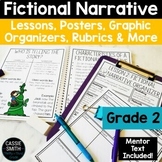 Fictional Narrative Writing Unit 2nd Grade Graphic Organizer Anchor Charts