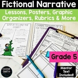 Fictional Narrative Writing Unit 5th Grade Graphic Organizer Anchor Charts