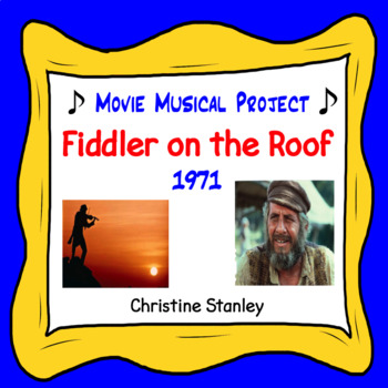 Preview of Fiddler On the Roof Movie Worksheet Project