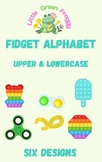 Fidget Alphabet Flash Cards, Upper and Lowercase, Pocket C