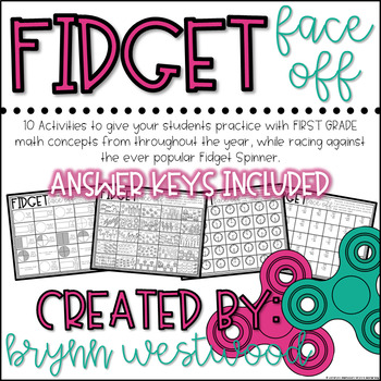 Preview of Fidget Face Off-Activities to Practice Math Concepts with Fidget Spinners