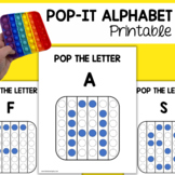 Fidget Pop It Uppercase Alphabet Activity Printable - Lett