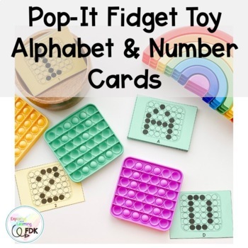 Fidget Pop-Its Uppercase and Numbers by Exploring and Learning in FDK