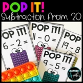 Pop It Subtraction from 20 Math Game