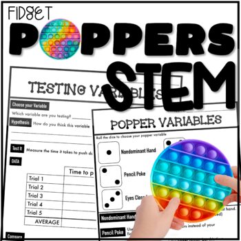 Preview of Fidget Popper Science Activities and STEM Challenge