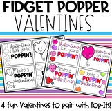Fidget Popper Valentine Cards