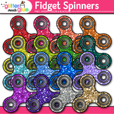Fidget Spinner Clipart: 17 Rainbow Stress Reliever Toy Cli