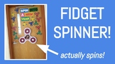 Fidget Spinner Door and Bulletin Board Design!