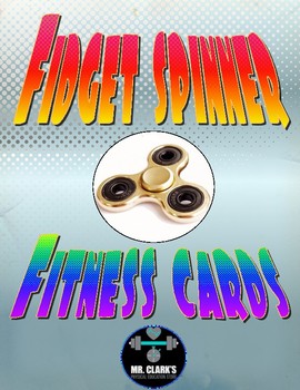 Preview of Fidget Spinner Fitness Cards