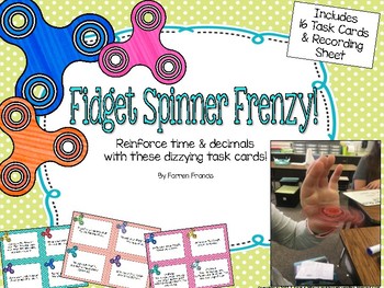 Preview of Fidget Spinner Frenzy Task Cards