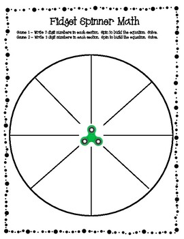 Fidget Spinner Math Game by Silly 2nd Grade | Teachers Pay Teachers