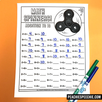 Fidget spinner math games I no prep I ideal for math groups and rotati