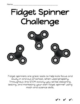 Preview of Fidget Spinner STEM Challenge