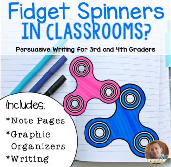 Preview of Fidget Spinners in Classrooms? Persuasive Writing Activity for Grades 3-4