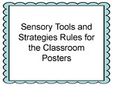 Fidget and Flexible Seating Rules for the Classroom Posters