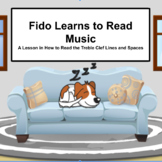 Fido Learns to Read Music (Google Slides) (Distance Learning)
