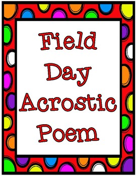 field trip acrostic poem
