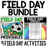 Field Day Activities Bundle | Field Day Printables