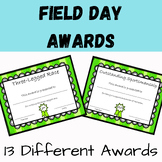 Field Day Award Certificates