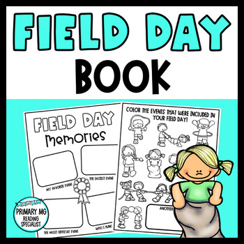 Preview of Field Day Book Activity | Writing | Word Search | Coloring | Field Day Packet