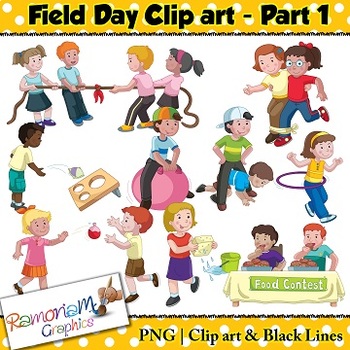 Field Day Clip art by RamonaM Graphics | Teachers Pay Teachers