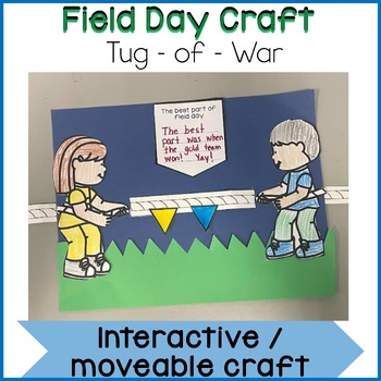 Preview of Field Day Craft - Tug of War - Moveable and Interactive