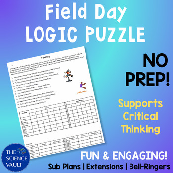 Preview of Field Day Critical Thinking Logic Puzzle