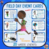 Field Day Event Cards- 20 Water Events
