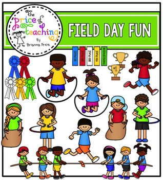 Field Day Fun Clipart Set by The Price of Teaching | TpT