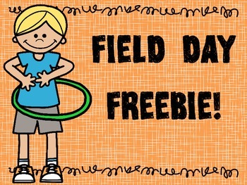 Preview of Field Day Fun FREEBIE Coloring and Writing Sheets