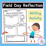 Field Day Reflection Page | Field Day Writing Activity