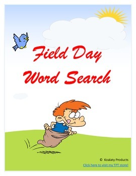 Preview of Field Day Word Search