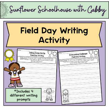 Preview of Field Day Writing Activities