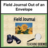 Field Journal out of an Envelope