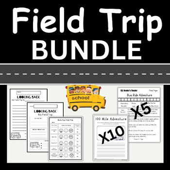 Preview of Field Trip Bundle Reader's Theater Scripts, FUN Writing Prompts & Reflections