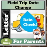 Field Trip Date Change Letter